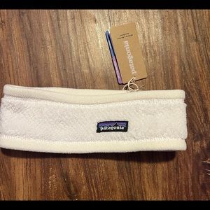 Cream Patagonia Fuzzy Headband